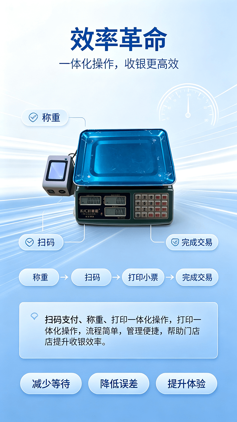 扫码收银电子秤 展示图 4