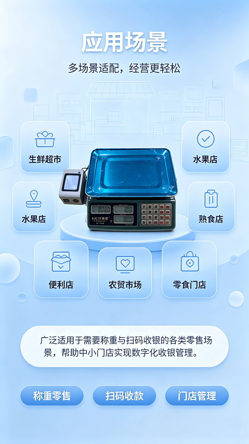 扫码收银电子秤 展示图 6